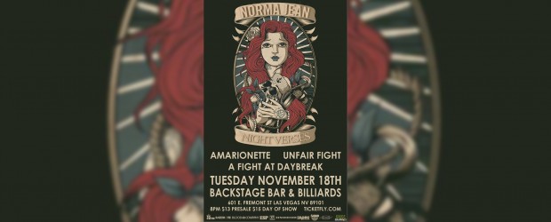 Contest: Win tickets to see Norma Jean at Backstage Bar & Billiards 11/18