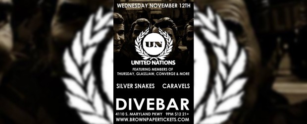 Contest: Win tickets to see United Nations (members of Thursday, Glassjaw, Converge) at The Dive 11/12